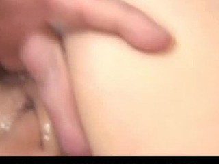 mother I'd like to fuck gets fingered in the one and the other holes and face fucked